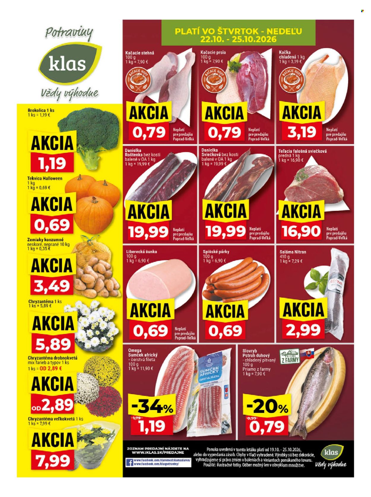 Leták Klas - 19.10.2026 - 25.10.2026. Strana 25
