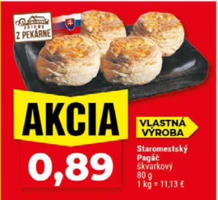 Staromestský Pagáč škvarkový
