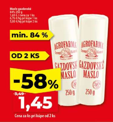 Maslo gazdovské