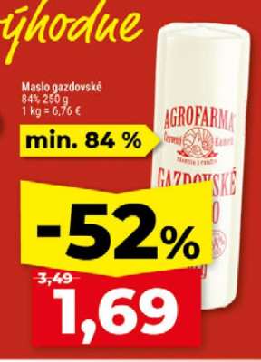 Maslo gazdovské