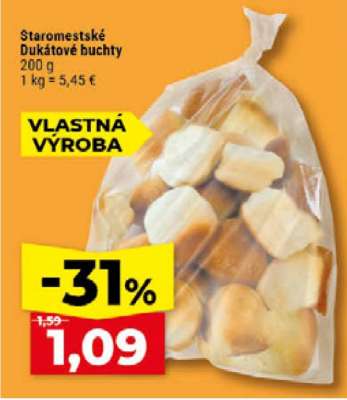 Staromestské Dukátové buchty