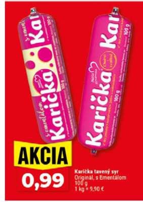 KARIČKA Tavený syr