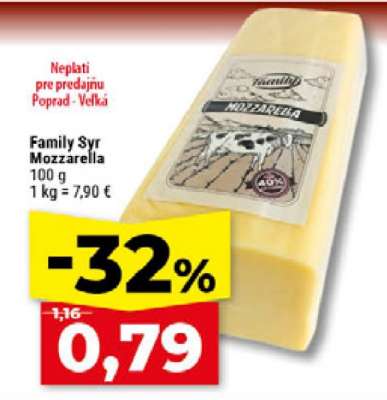 Family Syr Mozzarella
