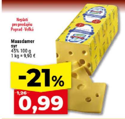 Maasdamer syr