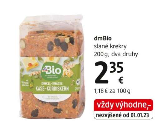 dmBio slané krekry