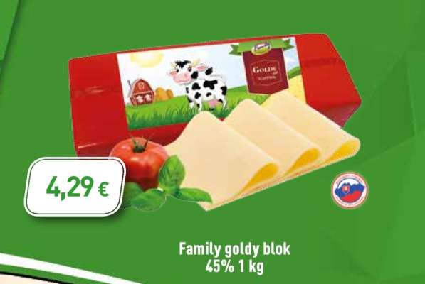 Family goldy blok 45% 1 kg