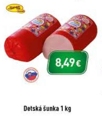 Detská šunka 1 kg