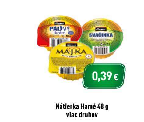 Nátierka Hamé 48 g viac druhov