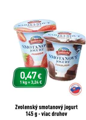 Zvolenský smotanový jogurt
