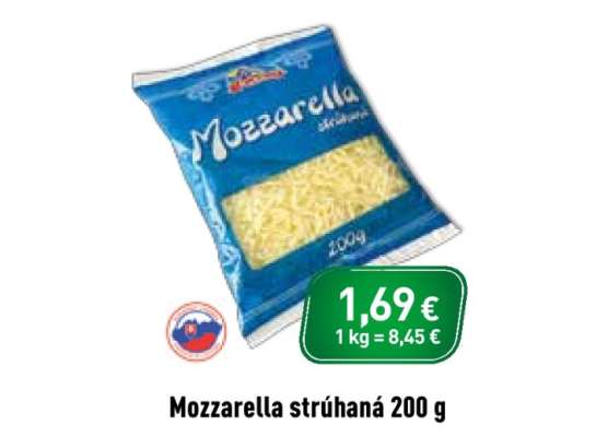 Mozzarella strúhaná 200 g