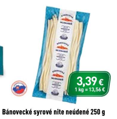 Bánovecké syrové nite neúdené 250 g