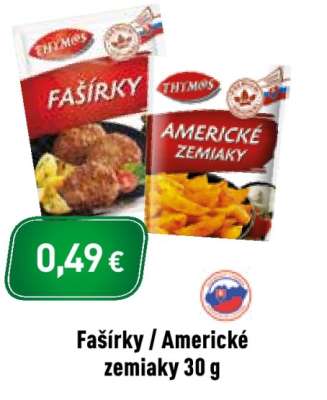 Fašírky / Americké zemiaky 30 g