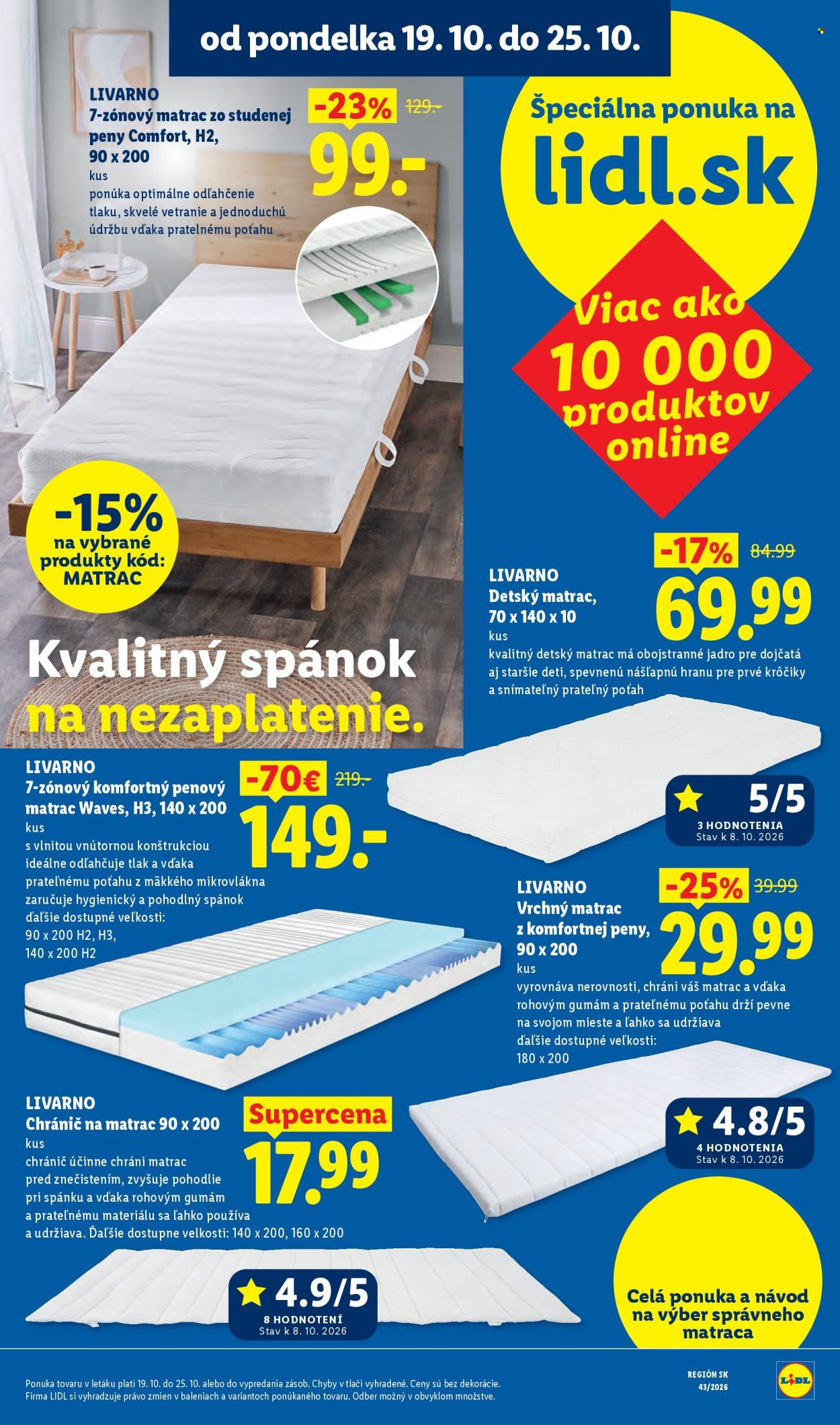 Leták Lidl - 19.10.2026 - 25.10.2026. Strana 10