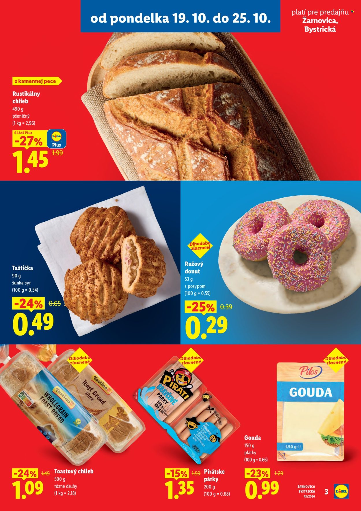 Leták Lidl - 19.10.2026 - 25.10.2026. Strana 3