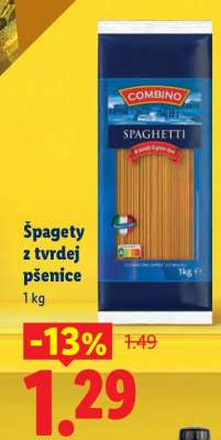 Špagety z tvrdej pšenice