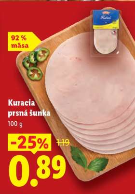 Kuracia prsná šunka