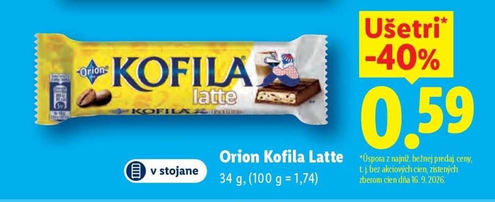 Orion Kofila latte