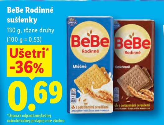 BeBe Rodinné sušienky