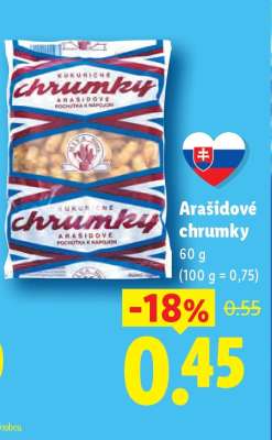 Arašidové chrumky