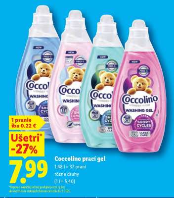 Coccolino Prací gél