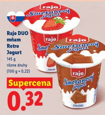 Rajo DUO mňam Retro Jogurt