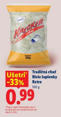 Tradičná chuť Biele lupienky Retro