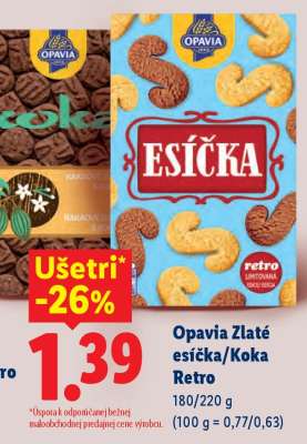 Opavia Zlaté esíčka/Koka Retro