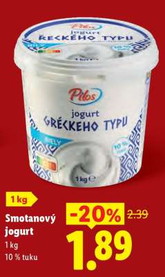 Smotanový jogurt
