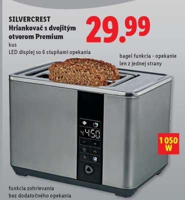 SILVERCREST Hriankovač s dvojitým otvorom Premium