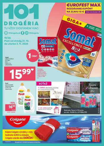Leták 101 Drogerie - 21.10.2026 - 3.11.2026.