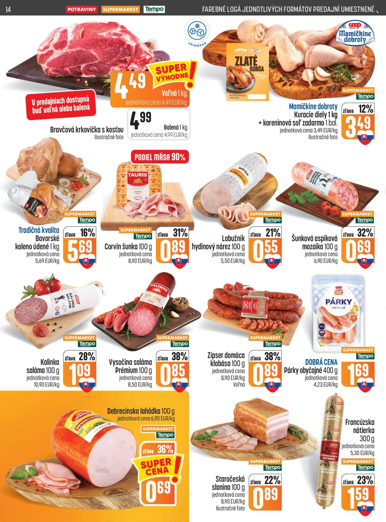 Leták COOP Jednota - 22.10.2026 - 28.10.2026. Strana 14