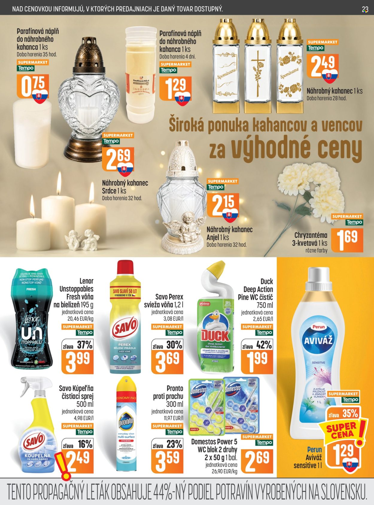 Leták COOP Jednota - 22.10.2026 - 28.10.2026. Strana 23