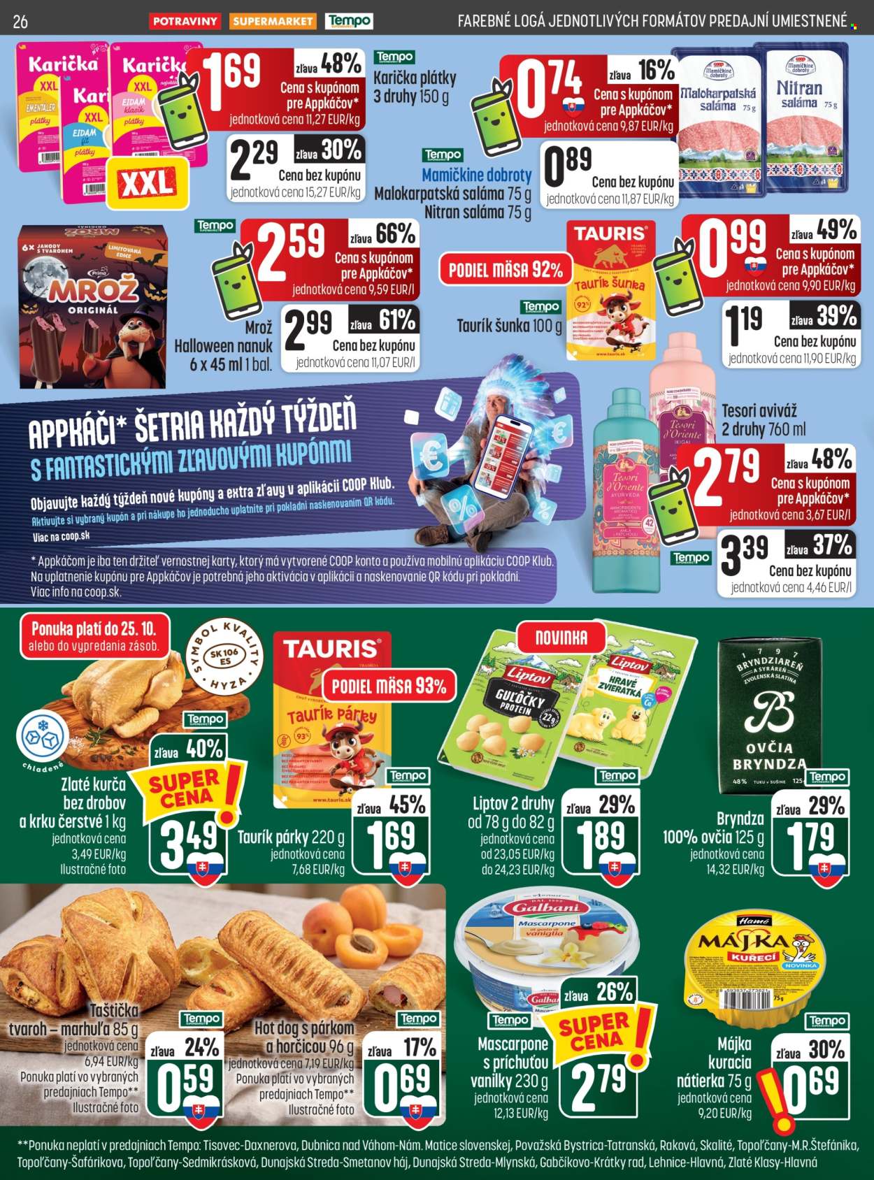 Leták COOP Jednota - 22.10.2026 - 28.10.2026. Strana 26