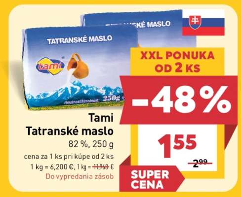 Tami Tatranské maslo