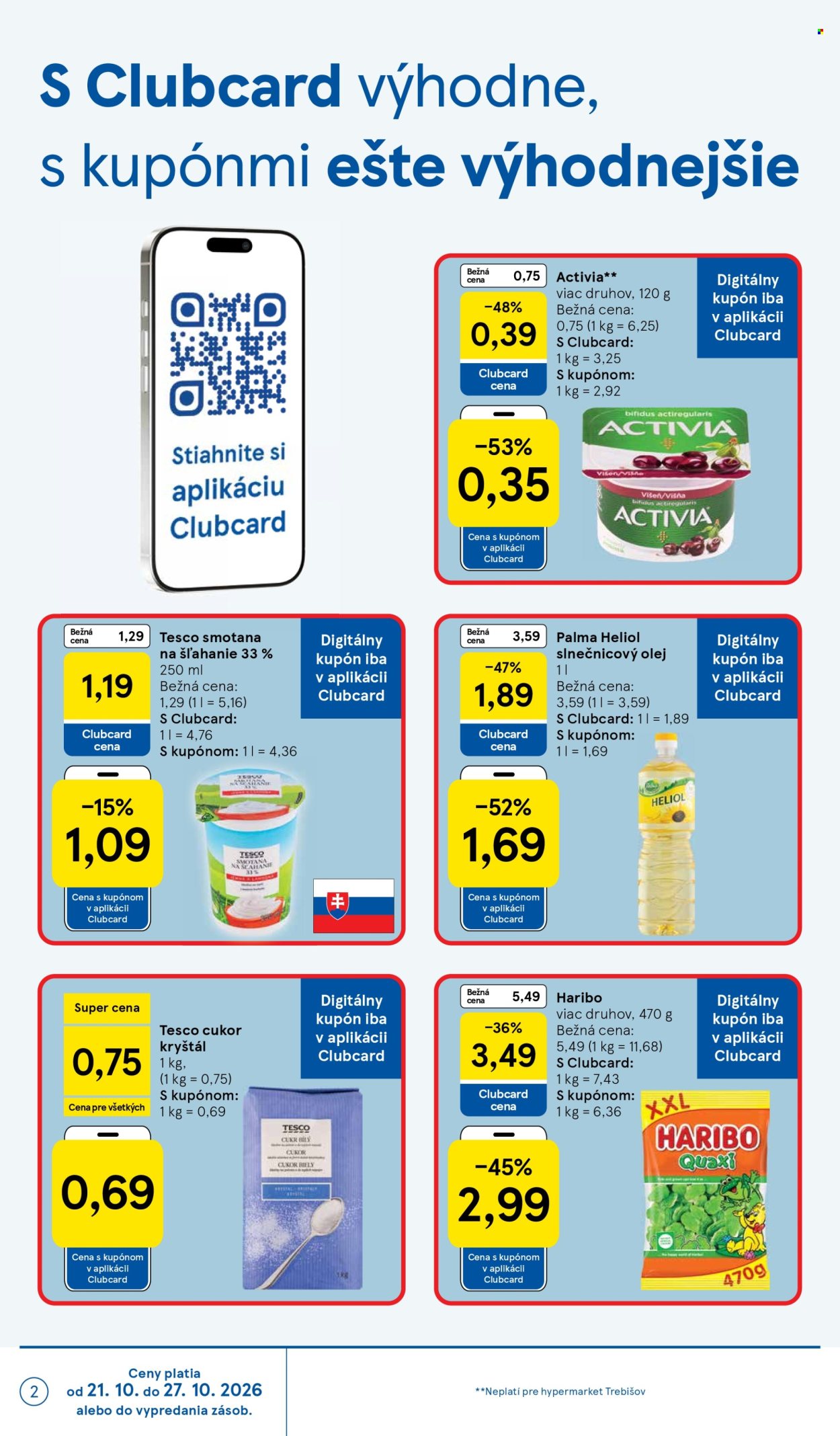 Leták TESCO - 21.10.2026 - 27.10.2026. Strana 2