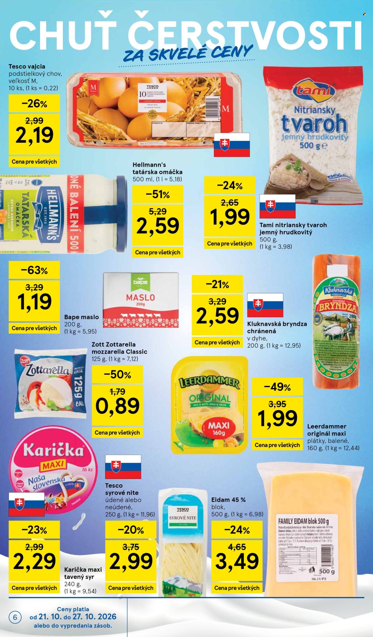 Leták TESCO - 21.10.2026 - 27.10.2026. Strana 6