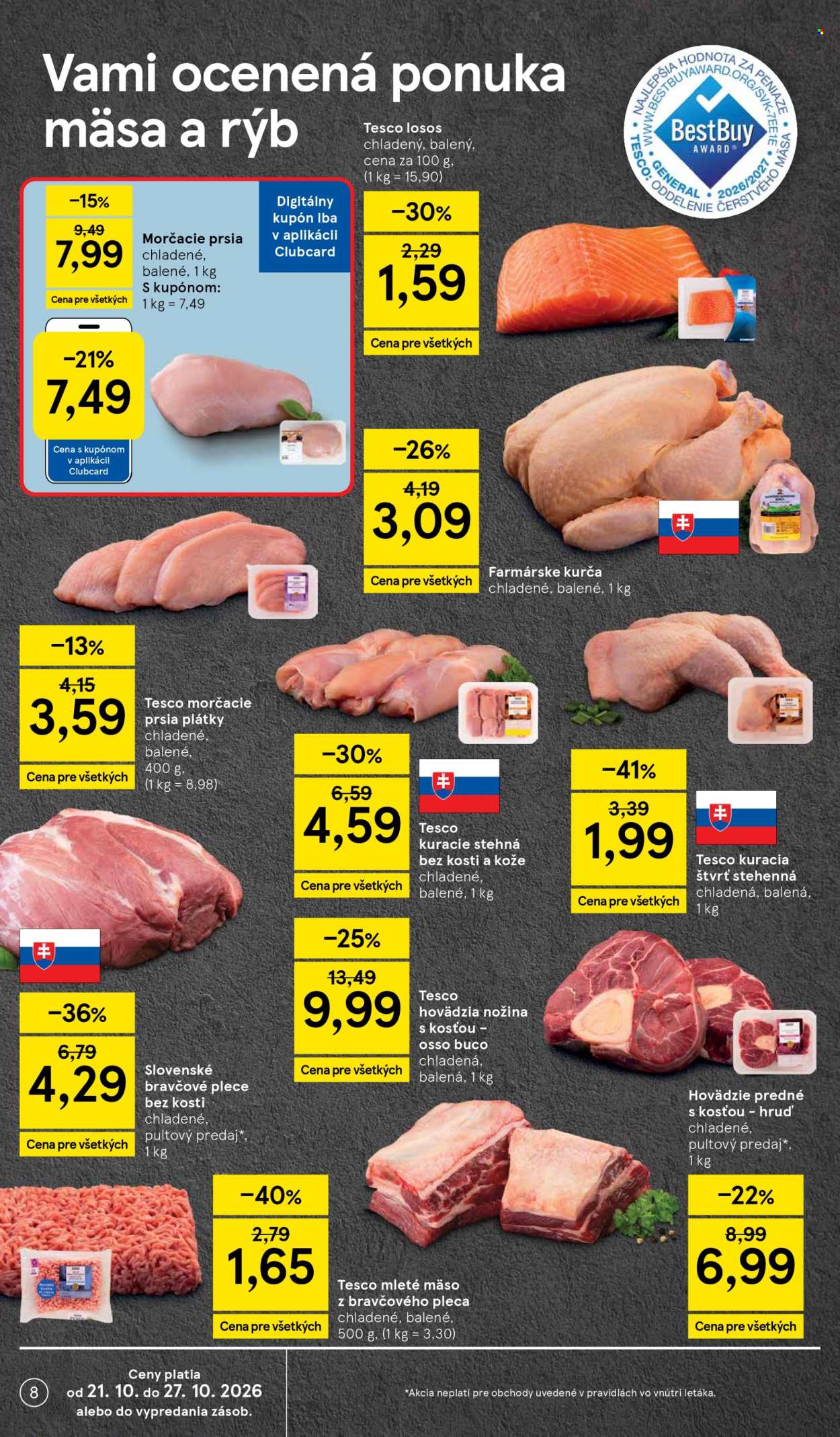 Leták TESCO - 21.10.2026 - 27.10.2026. Strana 8