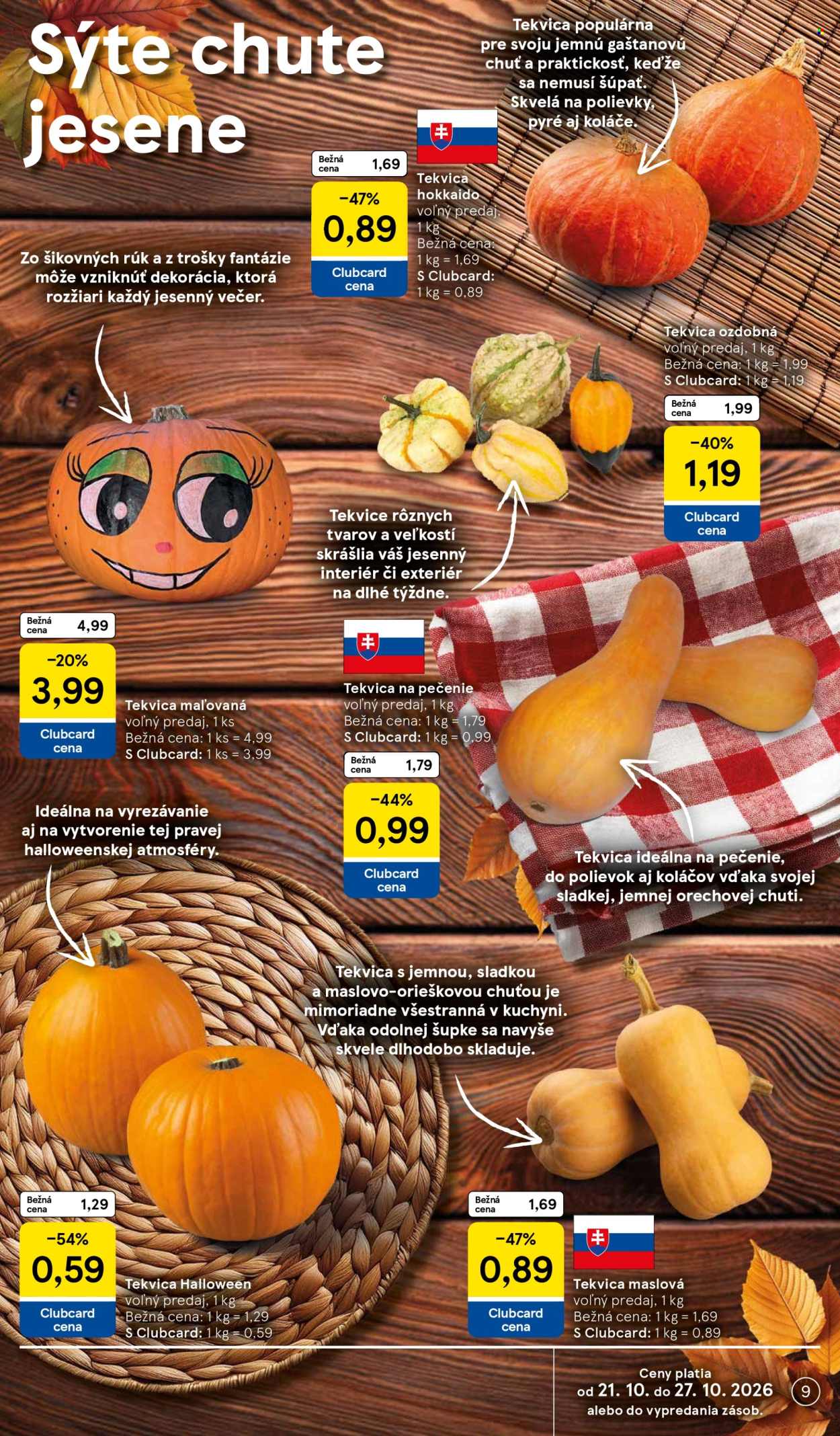 Leták TESCO - 21.10.2026 - 27.10.2026. Strana 9