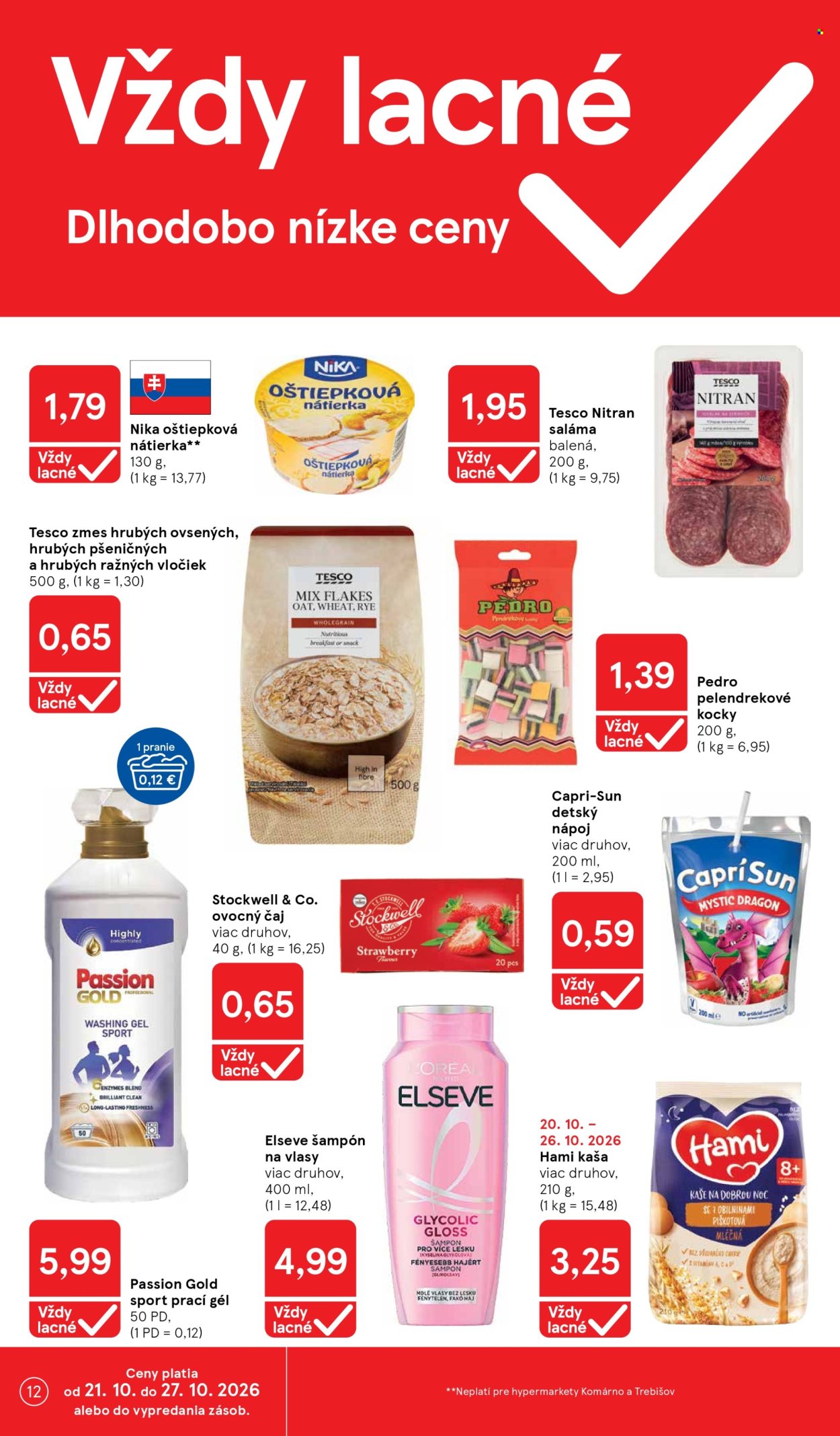 Leták TESCO - 21.10.2026 - 27.10.2026. Strana 12