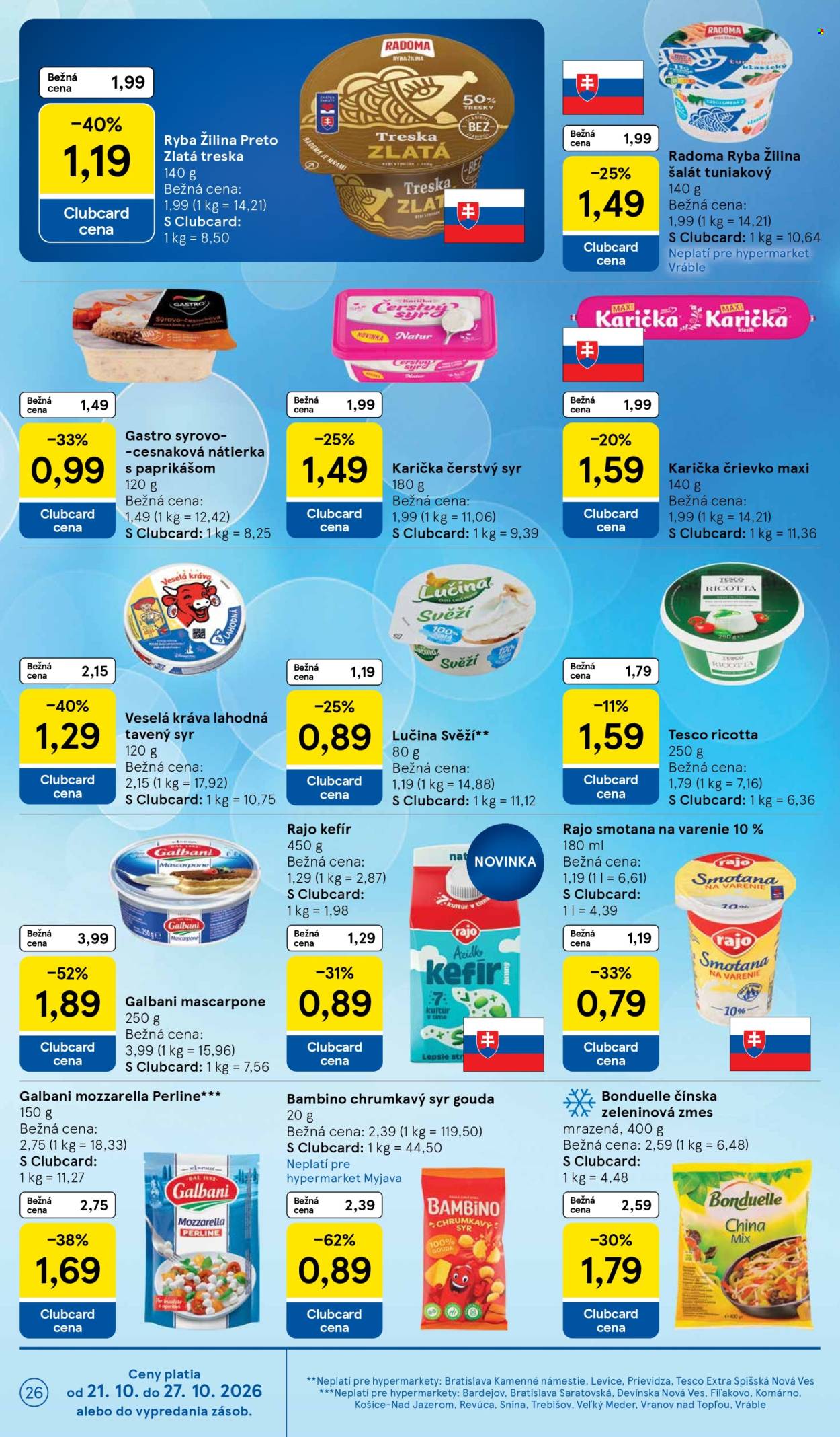 Leták TESCO - 21.10.2026 - 27.10.2026. Strana 26
