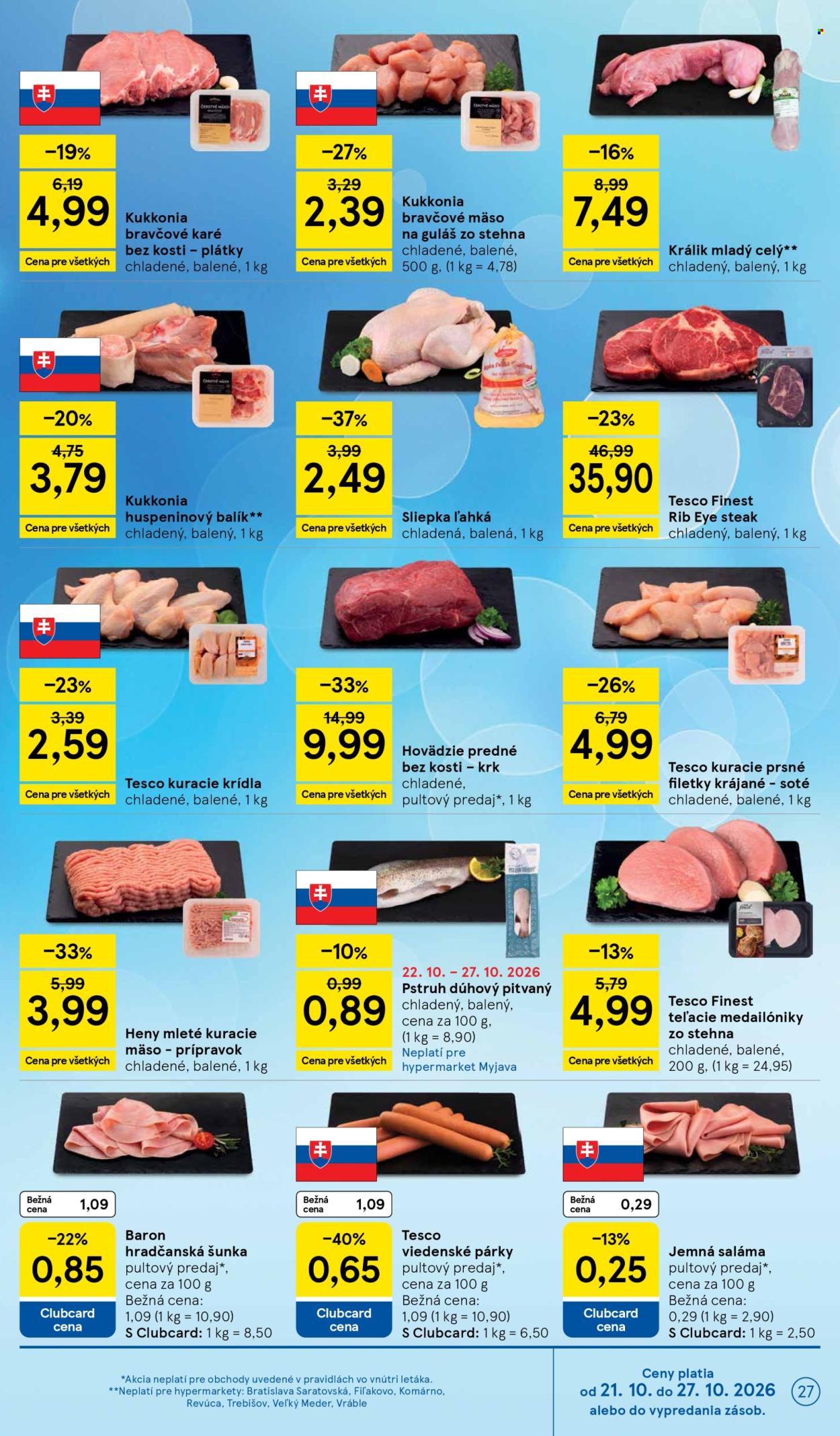 Leták TESCO - 21.10.2026 - 27.10.2026. Strana 27