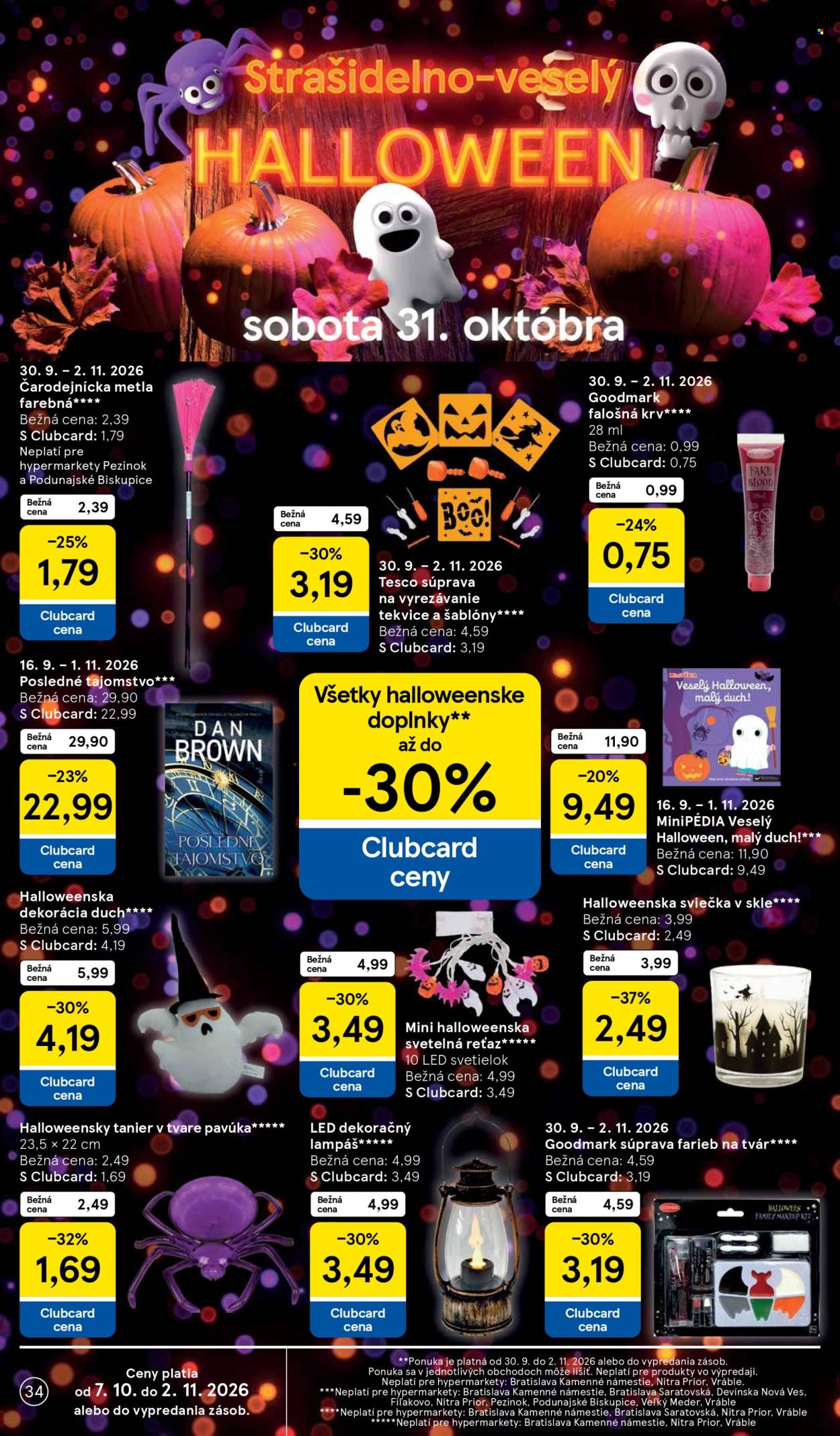 Leták TESCO - 21.10.2026 - 27.10.2026. Strana 34