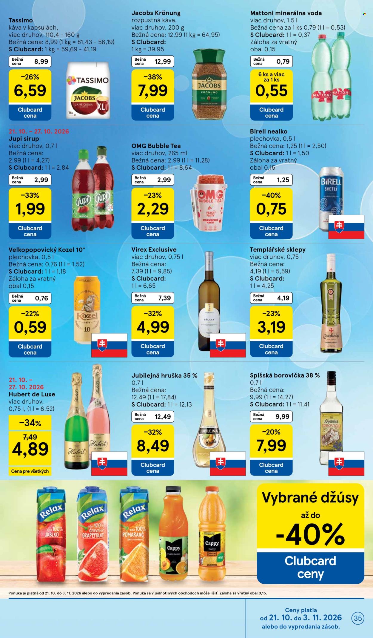 Leták TESCO - 21.10.2026 - 27.10.2026. Strana 35