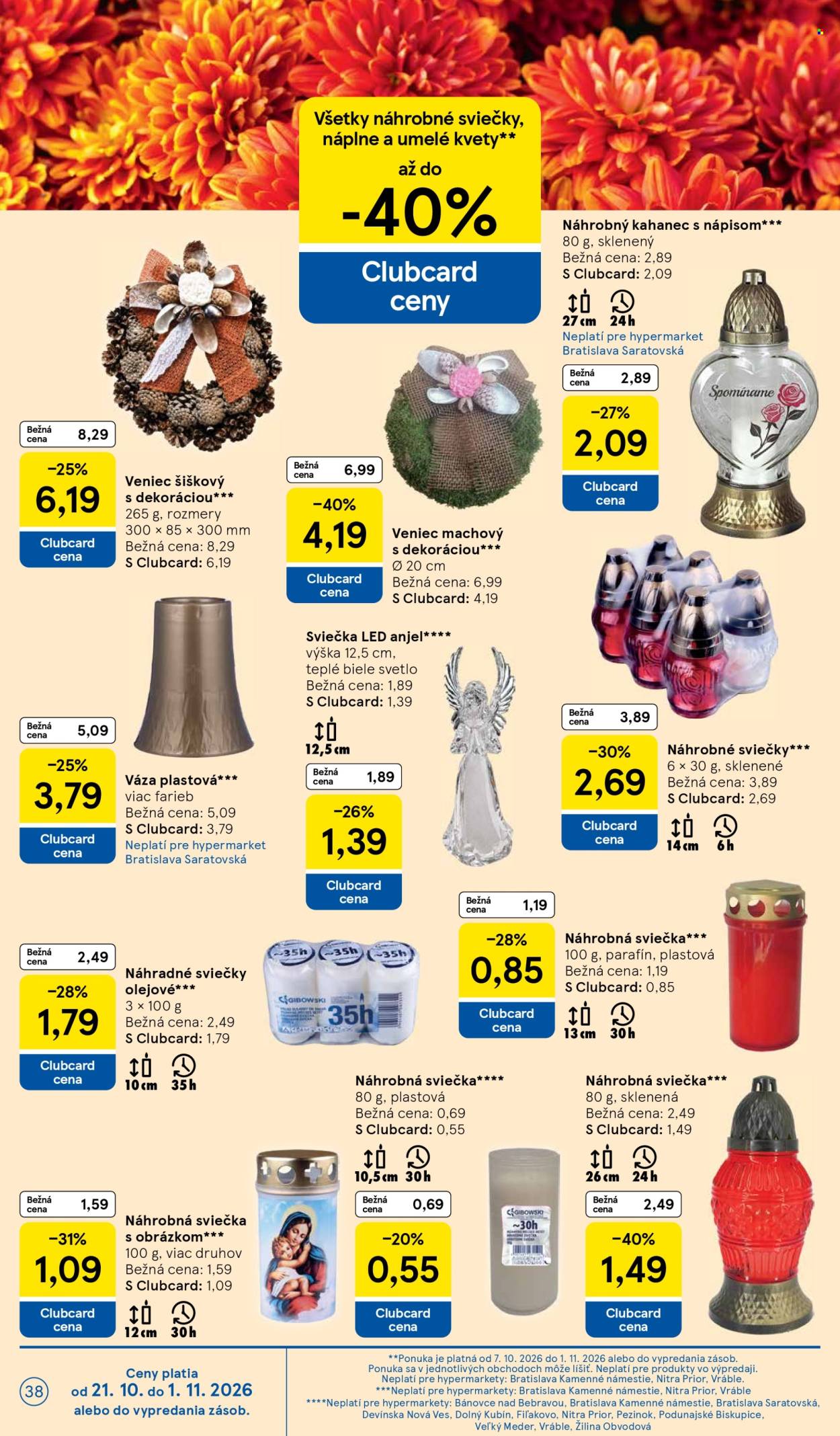 Leták TESCO - 21.10.2026 - 27.10.2026. Strana 38