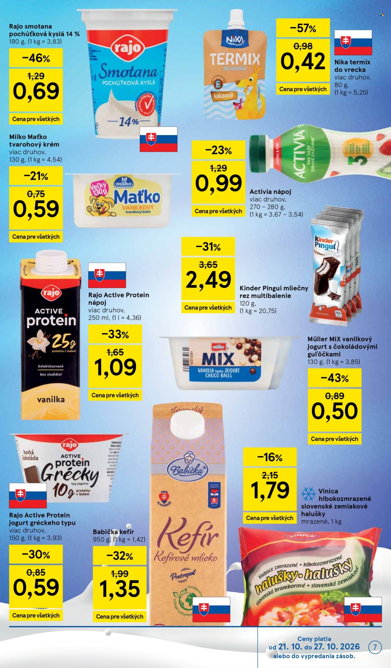 Leták TESCO supermarket - 21.10.2026 - 27.10.2026. Strana 7