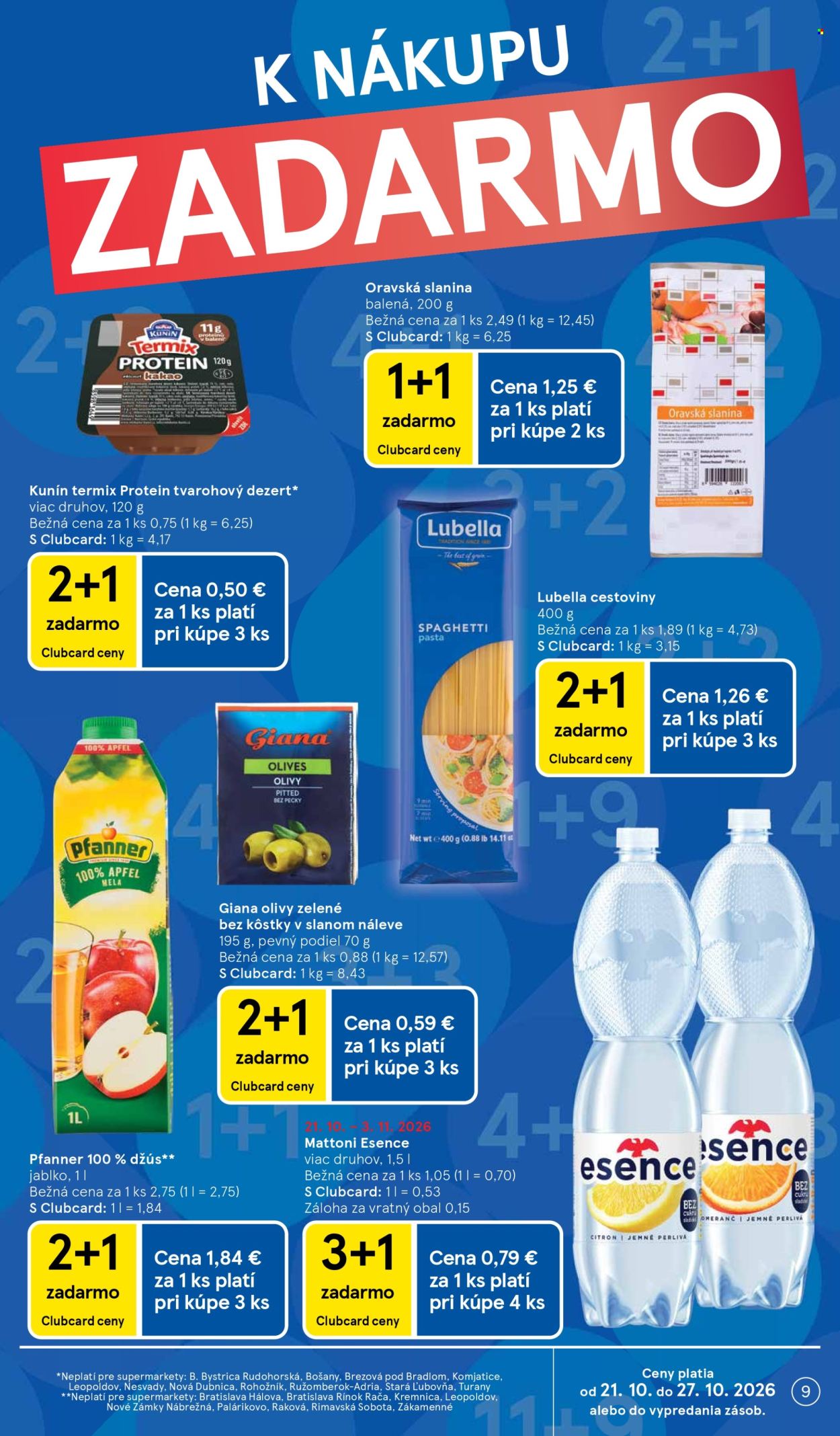 Leták TESCO supermarket - 21.10.2026 - 27.10.2026. Strana 9