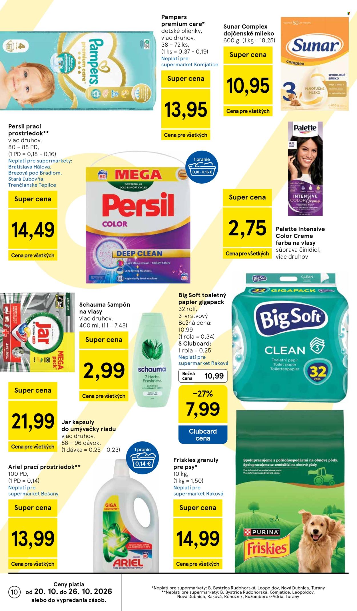 Leták TESCO supermarket - 21.10.2026 - 27.10.2026. Strana 10