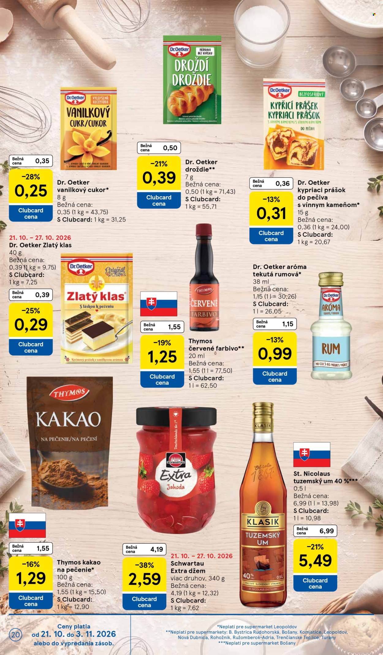 Leták TESCO supermarket - 21.10.2026 - 27.10.2026. Strana 20