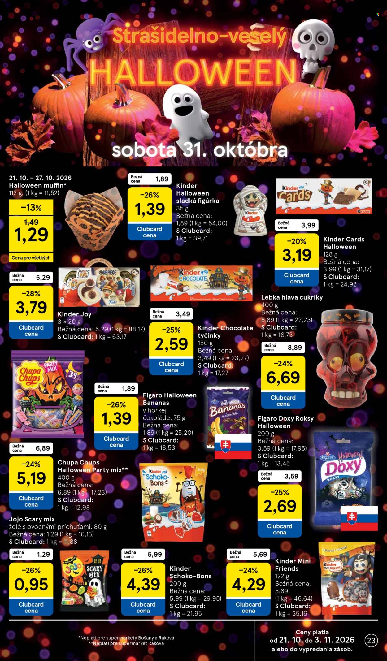 Leták TESCO supermarket - 21.10.2026 - 27.10.2026. Strana 23