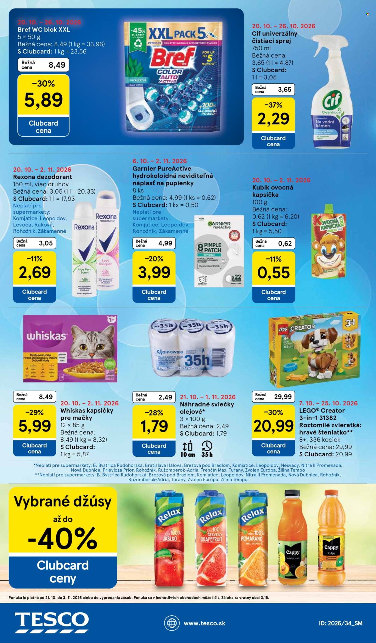 Leták TESCO supermarket - 21.10.2026 - 27.10.2026. Strana 26